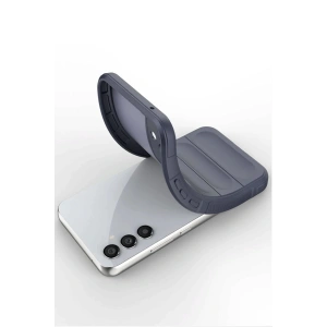 Newface Samsung A56 Kılıf Optimum Silikon - Lacivert