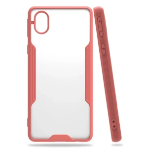 Newface Samsung Galaxy A01 Core Kılıf Platin Silikon - Pembe