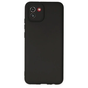 Newface Samsung Galaxy A03 Kılıf First Silikon - Siyah