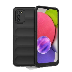 Newface Samsung Galaxy A03S Kılıf Optimum Silikon - Siyah