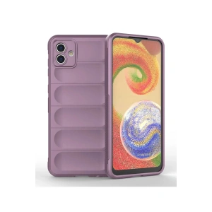 Newface Samsung Galaxy A04 Kılıf Optimum Silikon - Mor