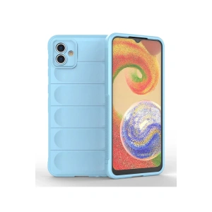 Newface Samsung Galaxy A04 Kılıf Optimum Silikon - Sky Blue