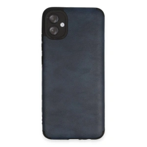 Newface Samsung Galaxy A04E Kılıf Loop Deri Silikon - Lacivert