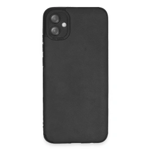 Newface Samsung Galaxy A04E Kılıf Loop Deri Silikon - Siyah