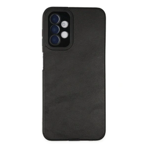 Newface Samsung Galaxy A04S Kılıf Loop Deri Silikon - Siyah