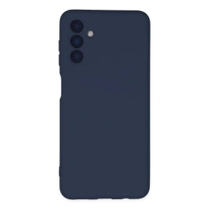 Newface Samsung Galaxy A04S Kılıf Nano içi Kadife Silikon - Lacivert