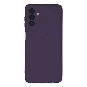 Newface Samsung Galaxy A04S Kılıf Nano içi Kadife Silikon - Mor