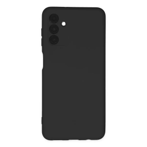 Newface Samsung Galaxy A04S Kılıf Nano içi Kadife Silikon - Siyah