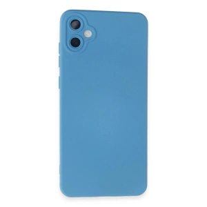 Newface Samsung Galaxy A05 Kılıf Nano içi Kadife Silikon - Mavi