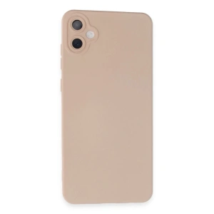 Newface Samsung Galaxy A05 Kılıf Nano içi Kadife Silikon - Pudra