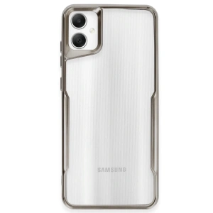 Newface Samsung Galaxy A06 Kılıf Boyi Silikon Kapak - Titan Gri