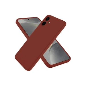 Newface Samsung Galaxy A06 Kılıf First Silikon - Bordo