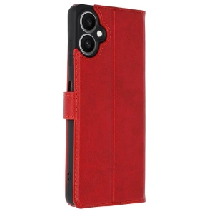 Newface Samsung Galaxy A06 Kılıf Trend S Plus Kapaklı Kılıf - Kırmızı