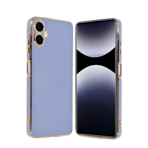 Newface Samsung Galaxy A06 Kılıf Volet Silikon - Mavi