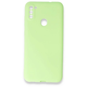 Newface Samsung Galaxy A11 Kılıf First Silikon - Yeşil