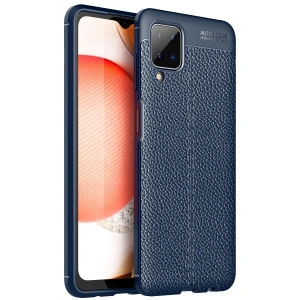 Newface Samsung Galaxy A12 Kılıf Auto Focus Kapak - Lacivert