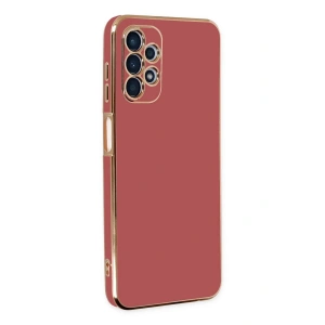 Newface Samsung Galaxy A13 4G Kılıf Volet Silikon - Kırmızı