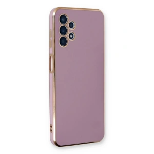 Newface Samsung Galaxy A13 4G Kılıf Volet Silikon - Mor