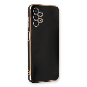 Newface Samsung Galaxy A13 4G Kılıf Volet Silikon - Siyah