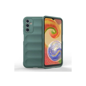 Newface Samsung Galaxy A14 4G Kılıf Optimum Silikon - Koyu Yeşil