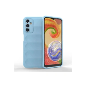 Newface Samsung Galaxy A14 4G Kılıf Optimum Silikon - Sky Blue