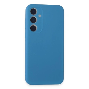 Newface Samsung Galaxy A15 4G Kılıf First Silikon - Mavi