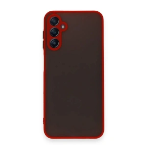 Newface Samsung Galaxy A15 4G Kılıf Montreal Silikon Kapak - Kırmızı