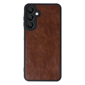 Newface Samsung Galaxy A16 5G Kılıf Aras Deri Kapak - Taba