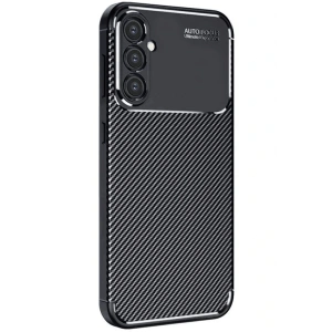 Newface Samsung Galaxy A16 5G Kılıf Auto Focus Karbon Kapak - Siyah