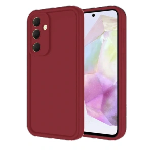 Newface Samsung Galaxy A16 5G Kılıf Viera Silikon - Bordo