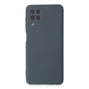 Newface Samsung Galaxy A22 Kılıf Nano içi Kadife Silikon - Gri