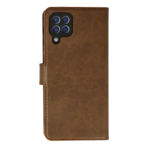 Newface Samsung Galaxy A22 Kılıf Trend S Plus Kapaklı Kılıf - Taba