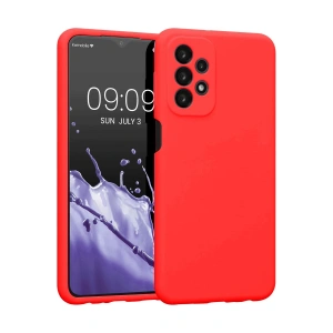Newface Samsung Galaxy A23 4G Kılıf First Silikon - Kırmızı