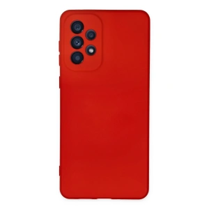 Newface Samsung Galaxy A23 4G Kılıf Nano içi Kadife Silikon - Kırmızı