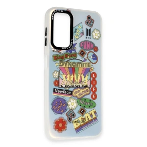 Newface Samsung Galaxy A24 4G Kılıf Estoril Desenli Kapak - Estoril - 14