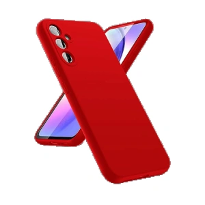 Newface Samsung Galaxy A24 4G Kılıf First Silikon - Kırmızı