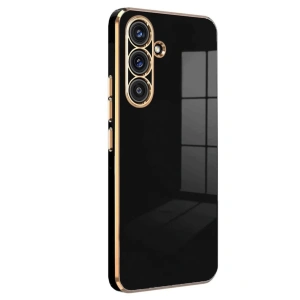 Newface Samsung Galaxy A24 4G Kılıf Volet Silikon - Siyah