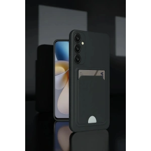 Newface Samsung Galaxy A26 Kılıf Kelvin Kartvizitli Silikon - Lacivert