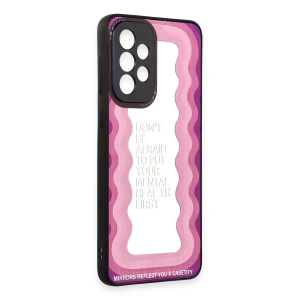 Newface Samsung Galaxy A33 5G Kılıf Mirror Desenli Kapak - Mirror - 11
