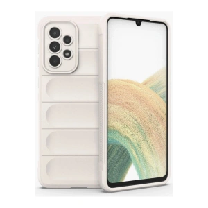 Newface Samsung Galaxy A33 5G Kılıf Optimum Silikon - Krem