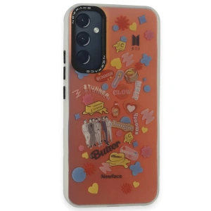 Newface Samsung Galaxy A34 5G Kılıf Estoril Desenli Kapak - Estoril - 16