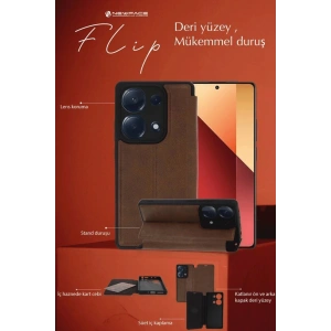 Newface Samsung Galaxy A35 5G Kılıf Flip Cover - Lacivert