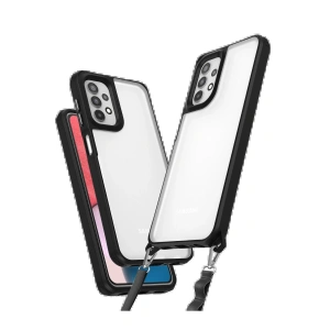 Newface Samsung Galaxy A52 Kılıf Penta Silikon Kılıf - Siyah