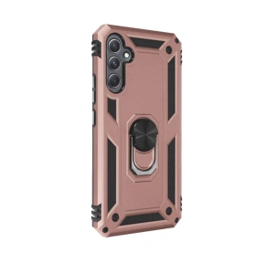 Newface Samsung Galaxy A54 5G Kılıf Sofya Yüzüklü Silikon Kapak - Rose