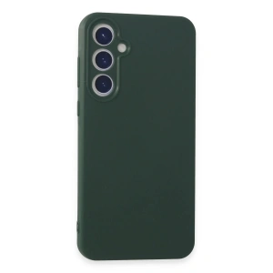 Newface Samsung Galaxy A55 5G Kılıf First Silikon - Koyu Yeşil