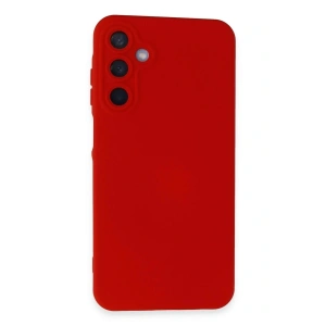 Newface Samsung Galaxy A55 5G Kılıf Nano içi Kadife Silikon - Kırmızı