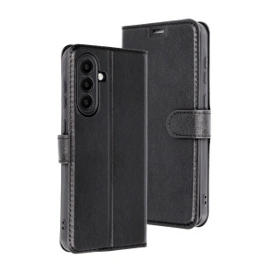 Newface Samsung Galaxy A56 Kılıf Trend S Plus Kapaklı Kılıf - Siyah