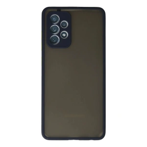 Newface Samsung Galaxy A72 Kılıf Montreal Silikon Kapak - Lacivert