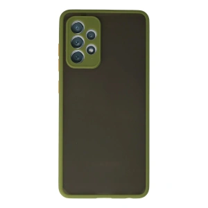 Newface Samsung Galaxy A72 Kılıf Montreal Silikon Kapak - Yeşil