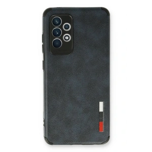 Newface Samsung Galaxy A73 5G Kılıf Loop Deri Silikon - Lacivert